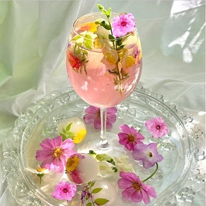 Rose Wine Cocktail - Cherry Blossom